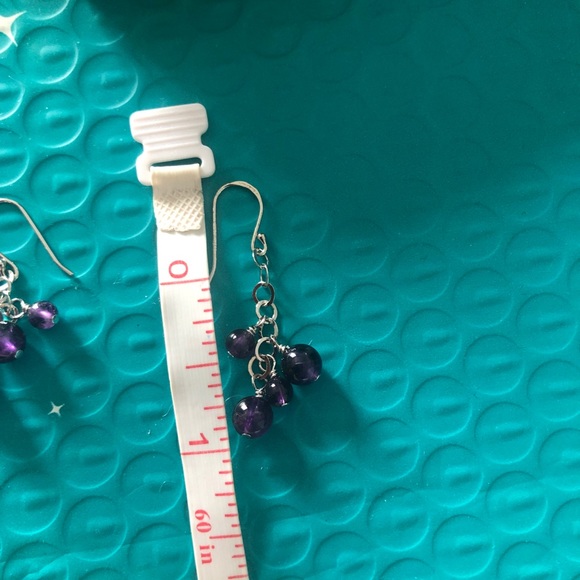 Rocks & Gems CAN Sterling Silver Amethyst Earrings - Picture 4 of 8